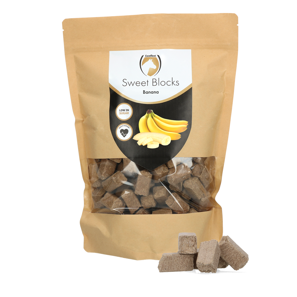 Excellent Horse Sweet Blocks Banana 1 kg