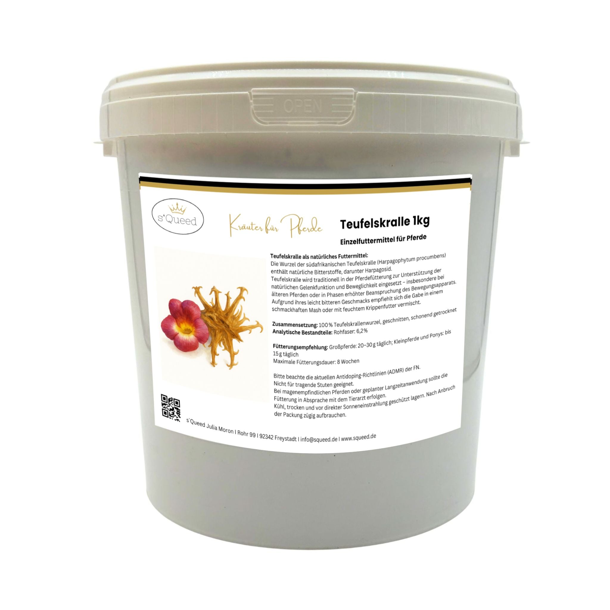 Teufelskralle Pferd geschnitten 1kg - TierVita