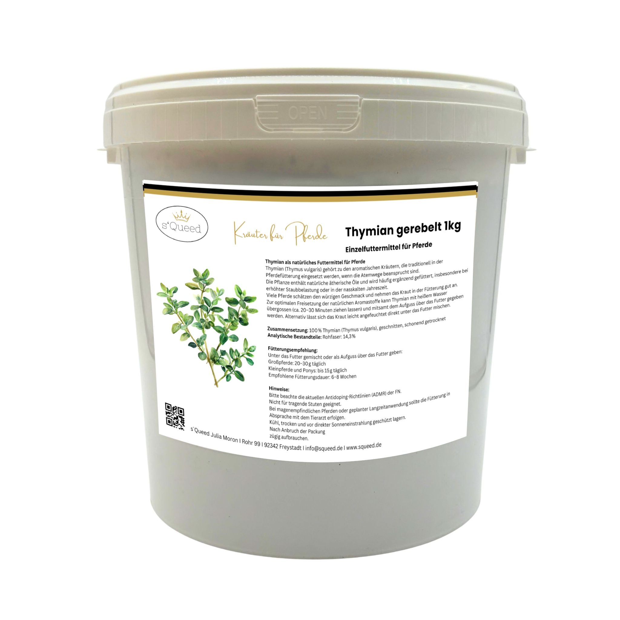 Thymian Pferd 1kg - TierVita