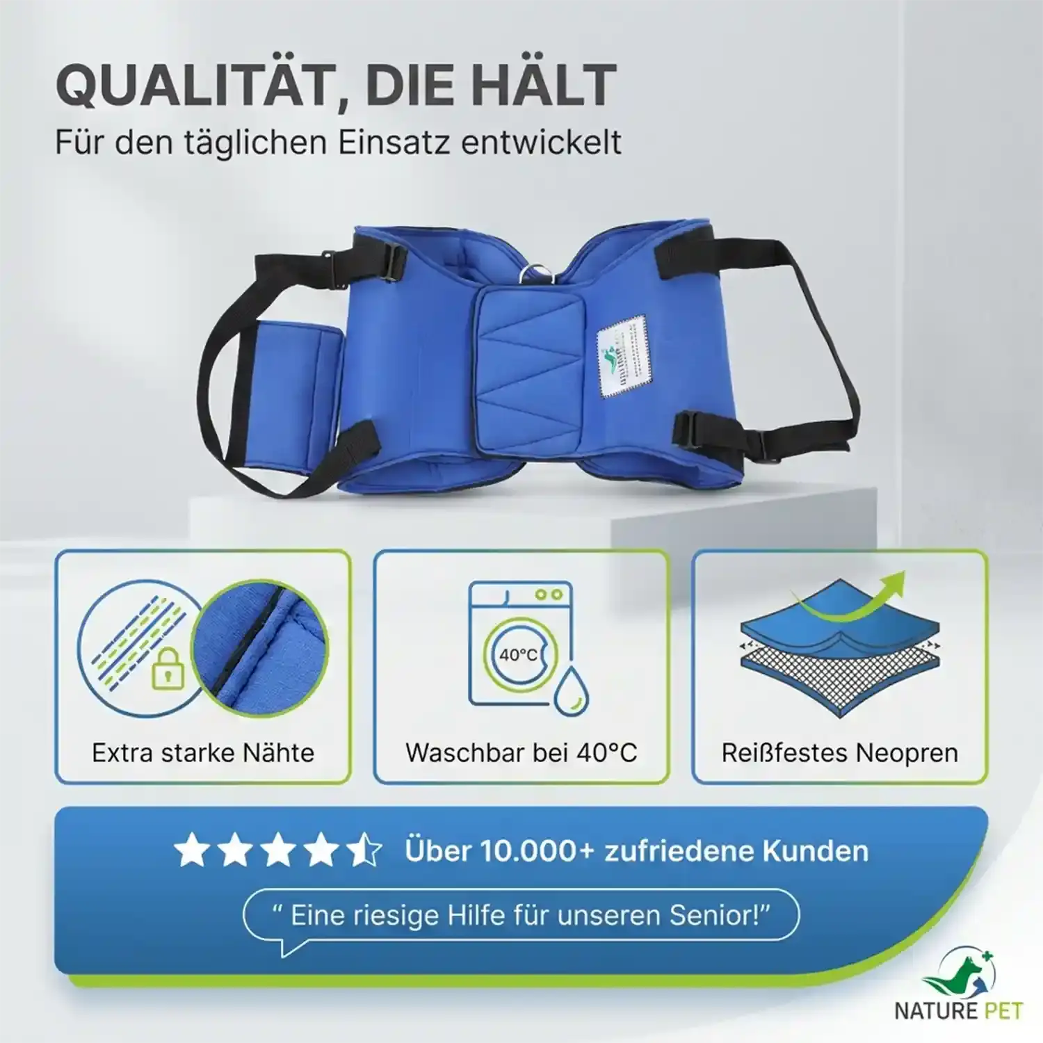 Hunde Tragehilfe hinten