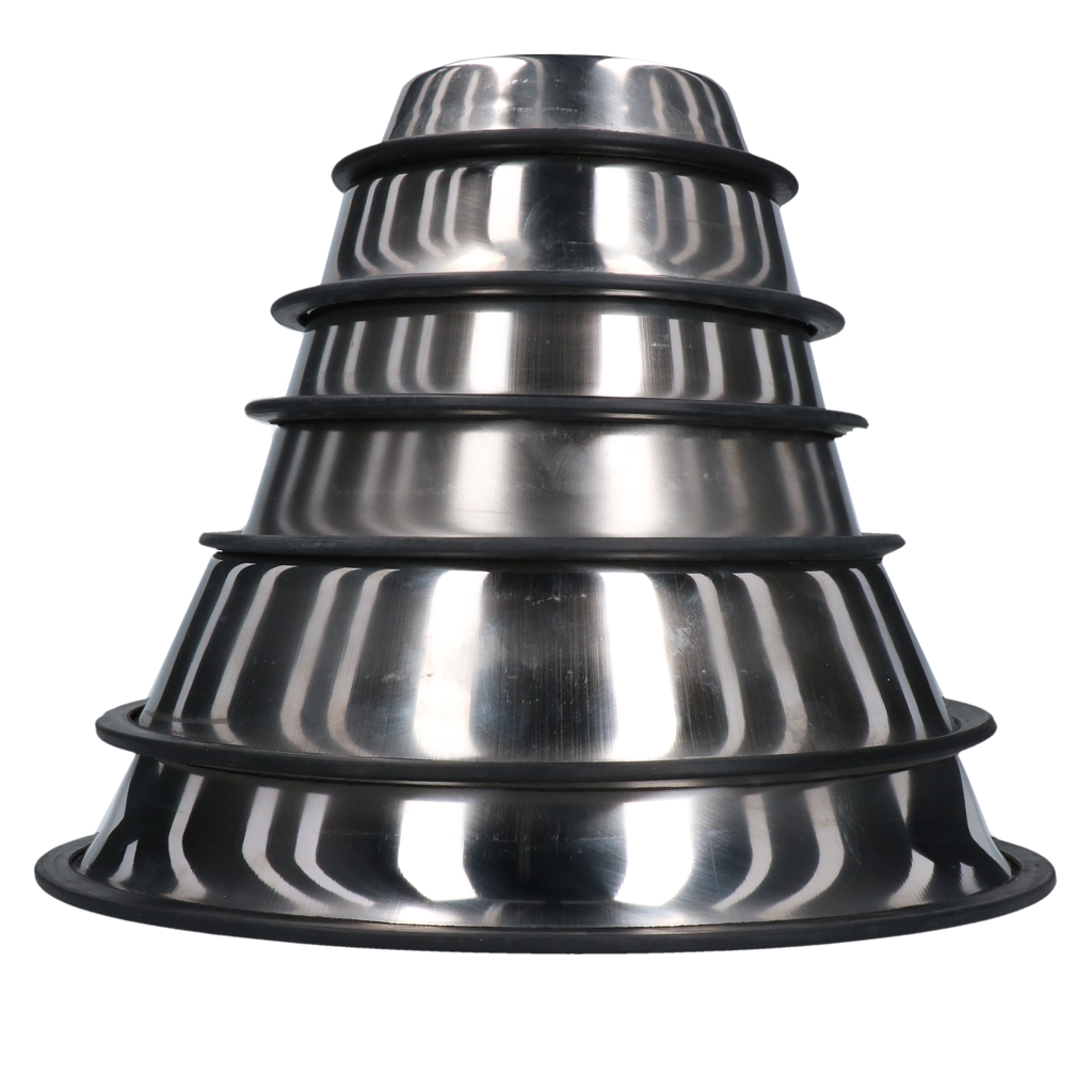 Anti-Rutsch Speise- & Trinkschale Edelstahl 700 ml Ø 21 cm