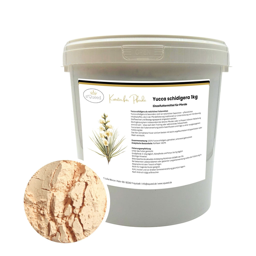 Yucca schidigera Pferd Pulver 1kg - TierVita