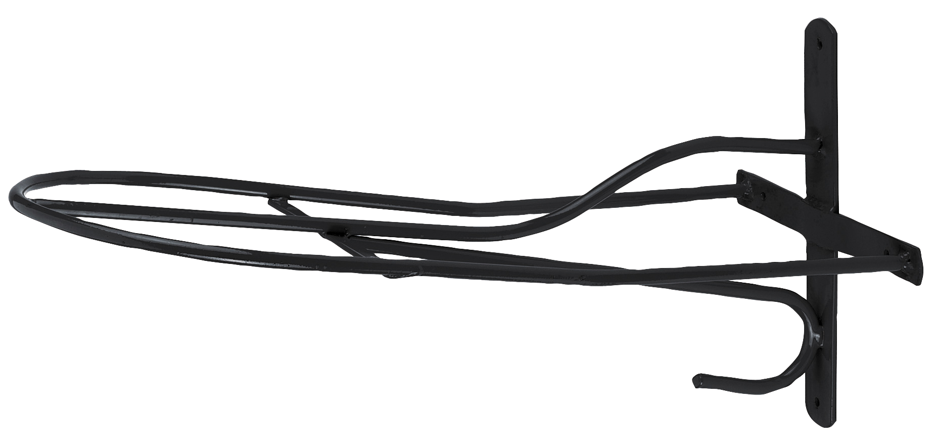 Sattelhalter Metall 54 cm Schwarz