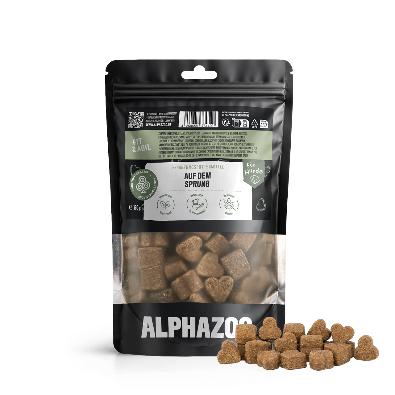 Auf Dem Sprung – Gelenksnack für Hunde mit Glucosamin, Chondroitin & MSM