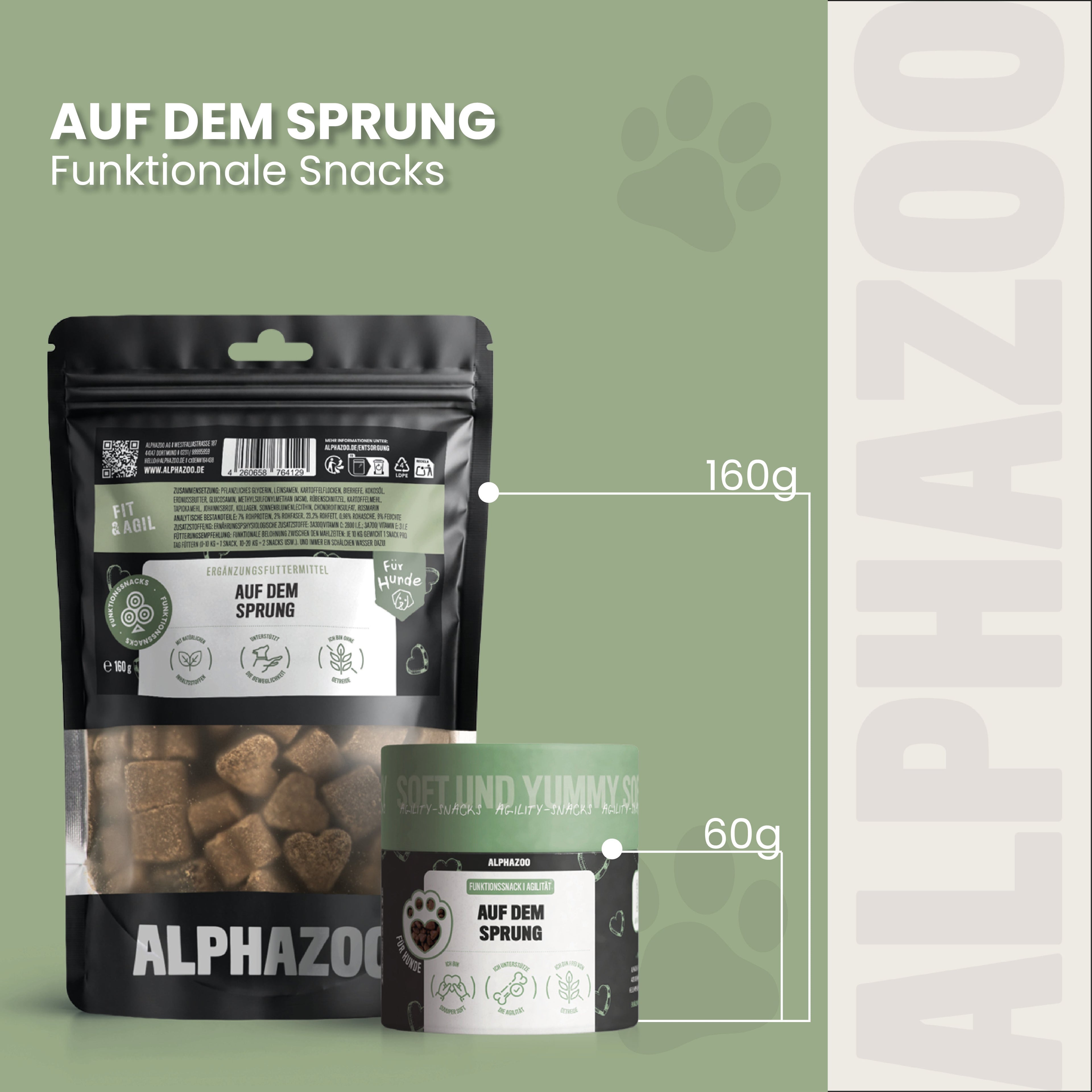 Auf Dem Sprung – Gelenksnack für Hunde mit Glucosamin, Chondroitin & MSM
