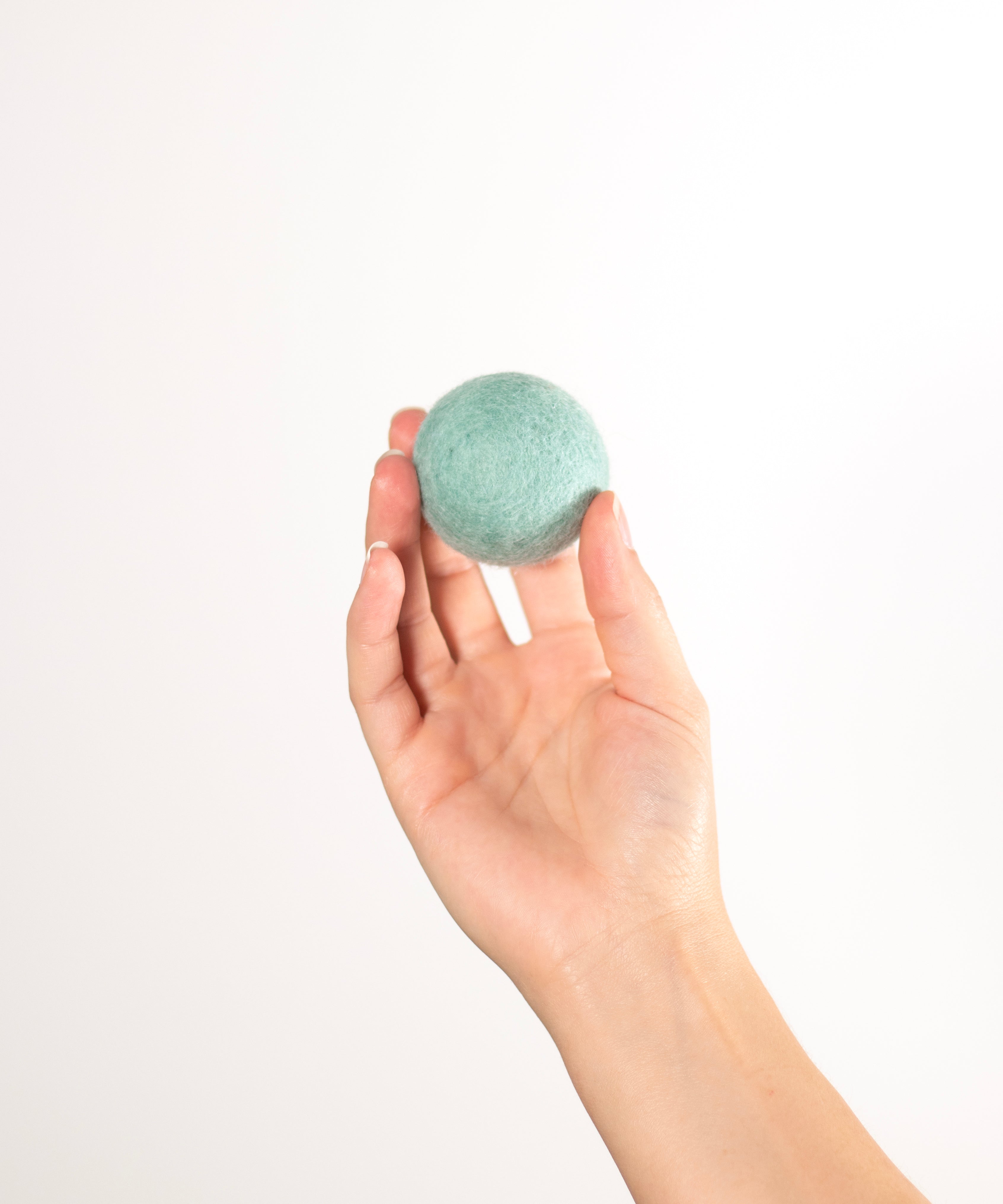 BUDDY. Hundespielzeug aus Schafwolle "Ball" - Mint - TierVita