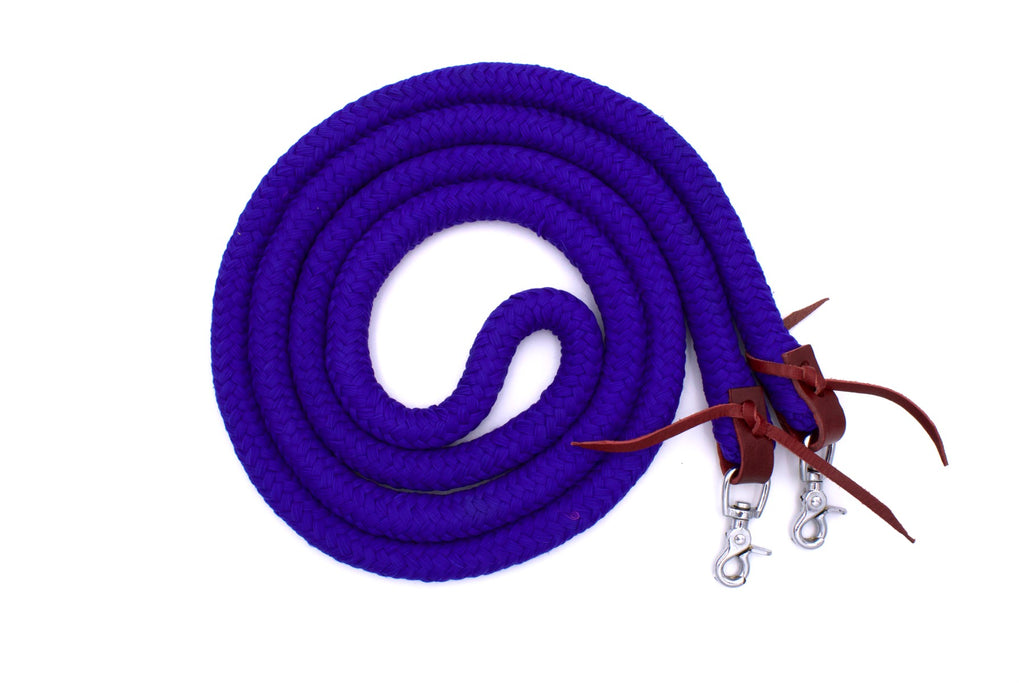 Baumwollzügel geschlossen, Länge 3,1 Meter, royalblau