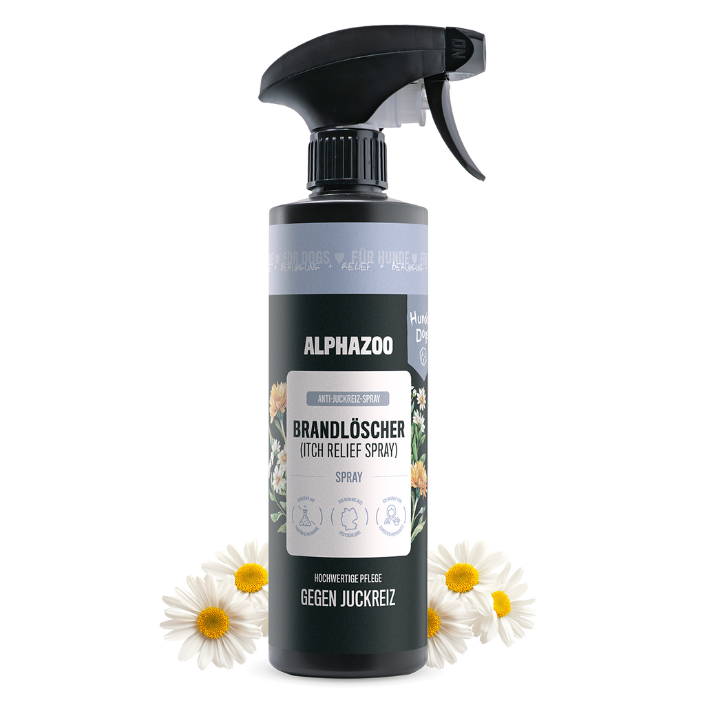 Brandlöscher Anti-Juckreiz Spray für Hunde – pflanzlich mit Kamille & Calendula
