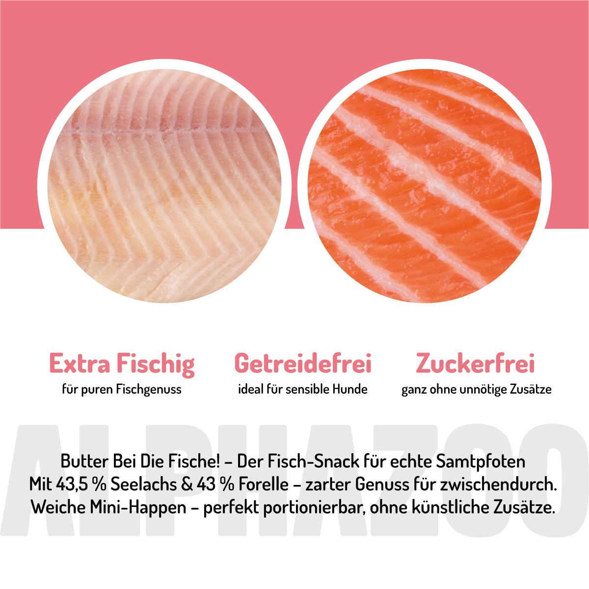 Butter Bei Die Fische! – Softsnack für Katzen, Seelachs & Forelle, getreidefrei