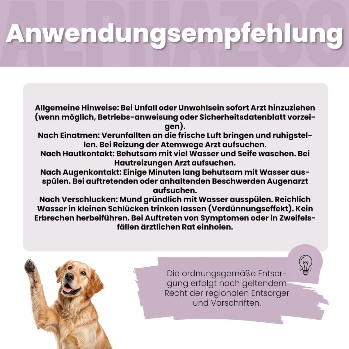 ByeByeVloh Spot-On für Hunde – pflanzlich mit Geraniol & Zitronen-Eukalyptus