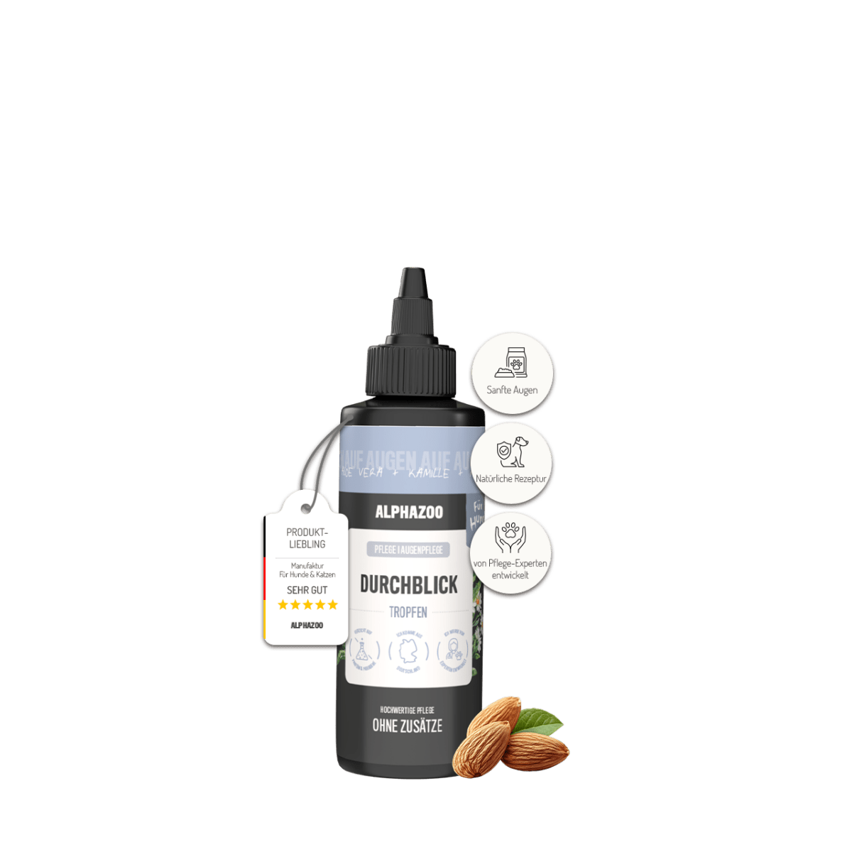 Durchblick Augenpflege für Hunde – mit Aloe Vera, Kamille & Calendula