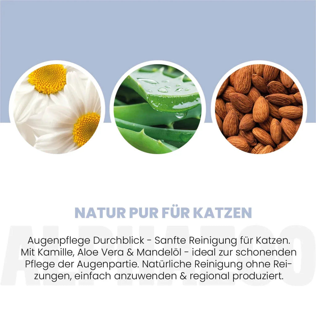 Durchblick Augenpflege für Katzen – mit Kamille, Aloe Vera & Calendula