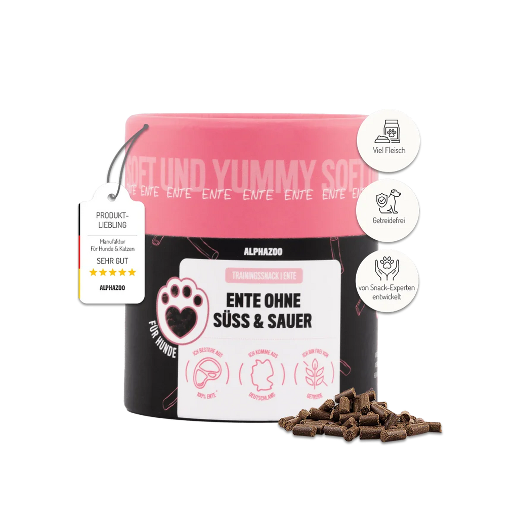 Ente Ohne Süß & Sauer – Softsnack für Hunde, 96% Ente, getreidefrei