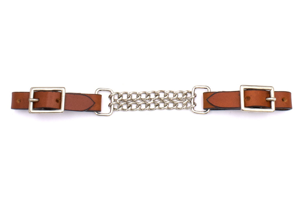 Leder Kinnkette, braun