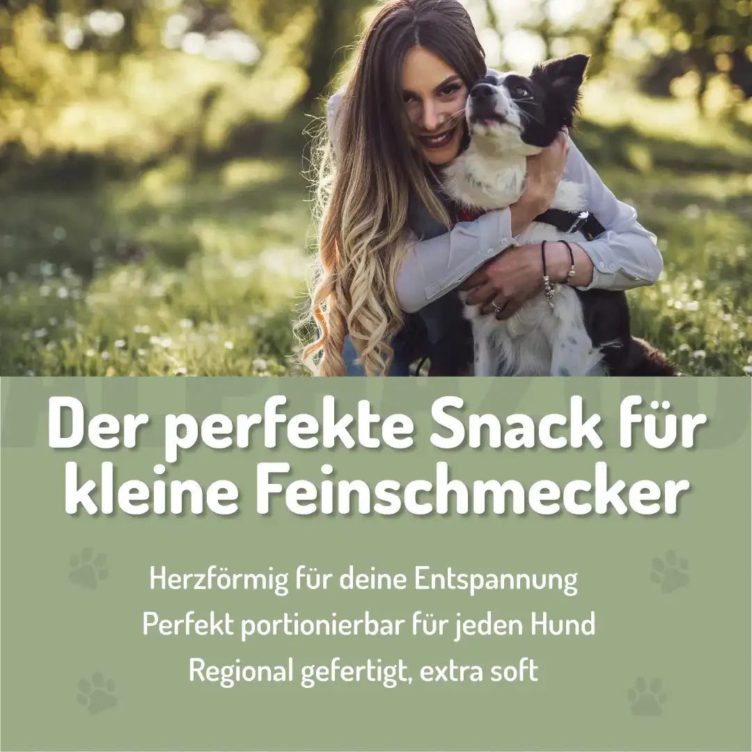 Probierset Funktion-Snacks – 3 Herzsnacks für Darmflora, Gelenke & Beruhigung