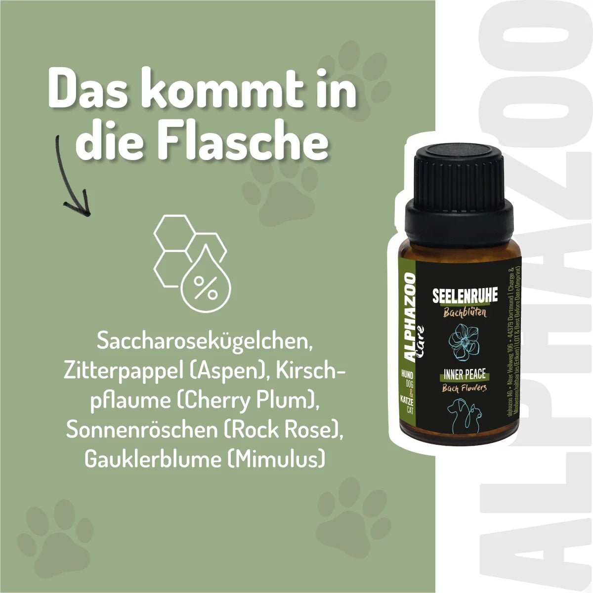 Bachblüten Globuli für Hunde & Katzen – Seelenruhe bei Angst & Stress | 15g